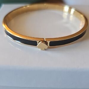 Kate Spade Gold and Black Bangle Bracelet